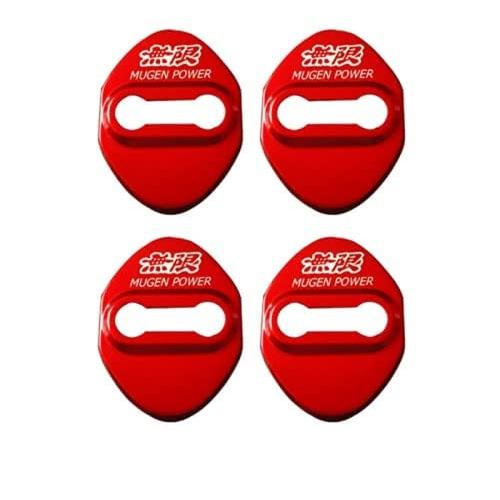 無限 ホンダ 専用 車用ドアロック ドア ストライカー カバー アクセサリー 鏡面ステンレス製 カスタム パーツ ヒンジ 貼り付けタイプ 簡単取 | 