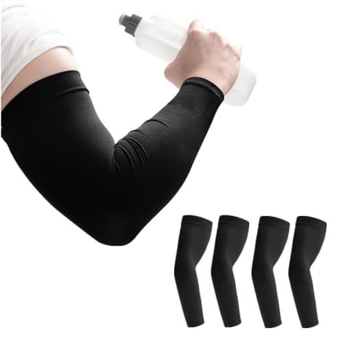 アームカバー メンズ-5°凉爽触感 UV 腕カバー 冷感 無地吸汗速乾 滑り止め UPF50+UVカット 日焼け防止 夏用 白肌キープ スポーツ | 