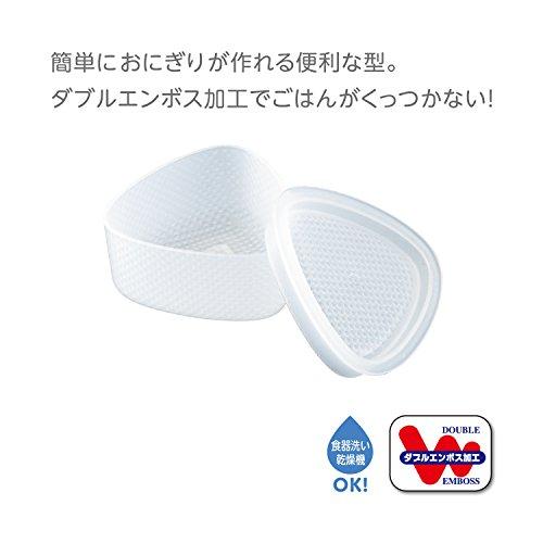曙産業 おにぎり型 大 日本製 ギュッとつめてポンと押すだけ 型離れがよくお手入れ簡単 ダブルエンボス加工でごはんがくっつかない マジックおにぎ |  | 01