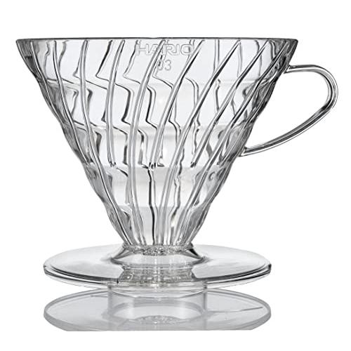 HARIO(ハリオ) V60 透過ドリッパー 03 クリア 1~6杯用 コーヒー ハンドドリップ 日本製 VDR-03-T | 