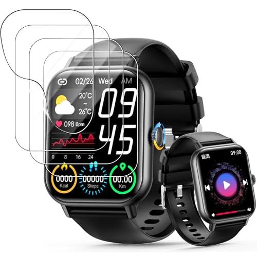 2026新登場(4枚入り)For Wuguny ZW62 スマートウォッチ フィルム