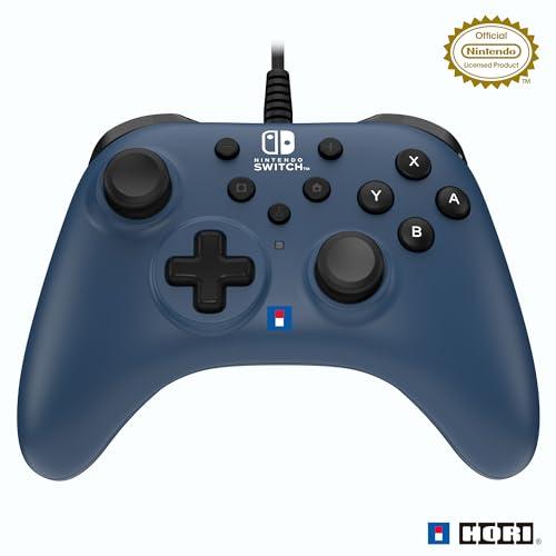 任天堂ライセンス商品ホリパッド TURBO for Nintendo Switch? / PC ネイビー連射ホールド機能搭載 | 