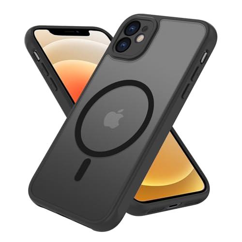 iPhone 12mini ケース 半透明 MagSafe対応 iphone12ミニ カバー マグネット搭載 アイフォン 12ミニ 用 カバー | 