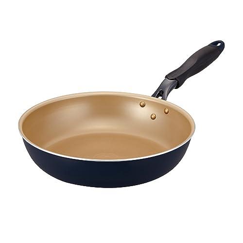 エバークック フライパン 28cm オール熱源対応(IH対応) 500日 こげつきにくいフライパン PFOA PFOS フリー ネイビー ドウシシ | 