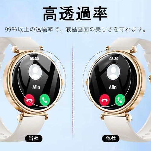 LAZIROFor FOSMET G1 スマートウォッチ 1.27インチ 保護フィルム(4枚