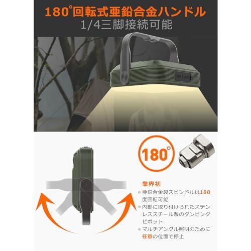 SUPERWAY 20000mAh led ランタンQC 3.0/22.5W 2024新登場 1600ルーメン
