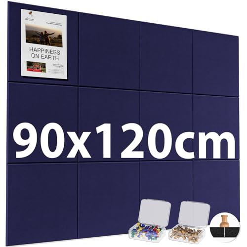 MaxGear コルクボード 90x120cm 壁に貼るフェルトボード 押しピン付き 多機能 掲示板 伝言板 写真壁 案内板 室内装飾 メモボー | 