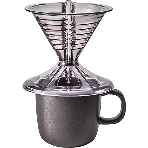 マーナ (marna) ドリッパー・マグセット (1〜2杯用/130ml/ブラック) コーヒーカップ (リーフレット付き) Ready to K | 