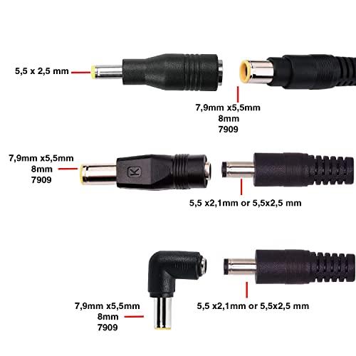DCプラグ変換 メス オス DC7909 7955 7.9/5.5mm DC5.5mm ACアダプター変換 Jackery Explorer J |  | 01