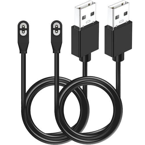 Shokz用の充電ケーブル 1M Aftershokz用の 磁気充電器 USB-C変換アダプター 2本 イヤホン用アクセサリー 急速充電 USB | 