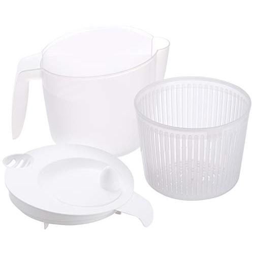 パール金属 日本製 サラダ スピナー 樹脂 野菜 水切り 器 グリップ式 ENJOY KITCHEN C-4698 |  | 01