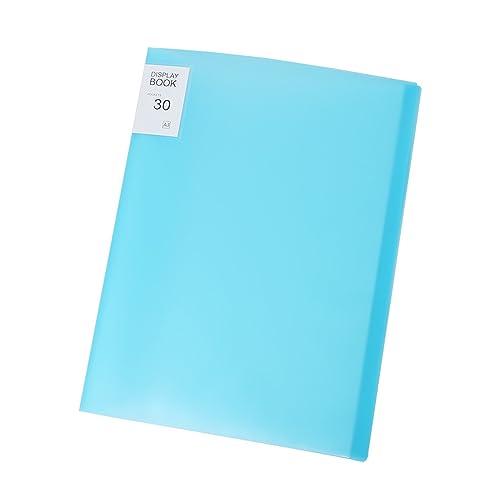 Mikankawa A3ファイル クリアファイル 40*30cm 30ページ 縦置き ダイアモンドアート/ポスター/設計図/試験用紙/絵 保管用 | 