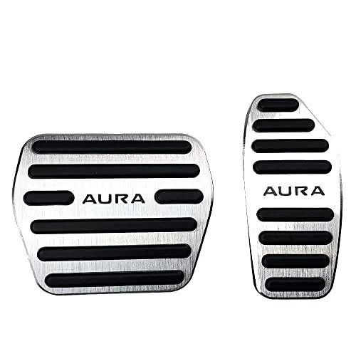 BOYOUS最新型日産 ノート 新型オーラ E13系（2021年9月〜） アルミ ペダル 工具不要 AURA 専用設計 ブレーキ アクセル カバ | 