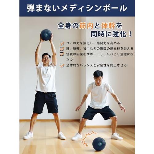 PROIRON メディシンボール 3kg トレーニングボール ウエイトボール 筋トレ ボール メディシングボール 重心安定 柔らかな触感 |  | 01