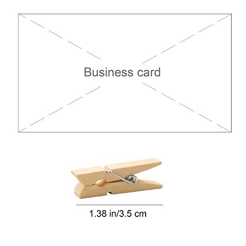 Enkrio 木製クリップ 100個セット ミニ ウッドクリップ 写真クリップ 画鋲 挟み 木製ピンチ 洗濯バサミ クロスピン 飾り付け DIY |  | 01