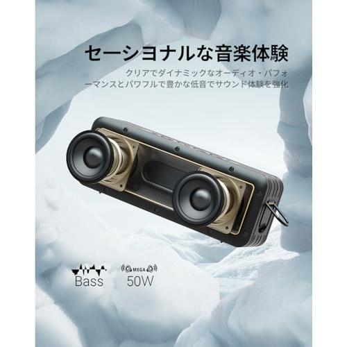 BOGASING G4 Bluetooth スピーカー ワイヤレス ブルートゥー ポータブル 50W迫力 大音量サウンド 重低音強化 24時間連 |  | 01