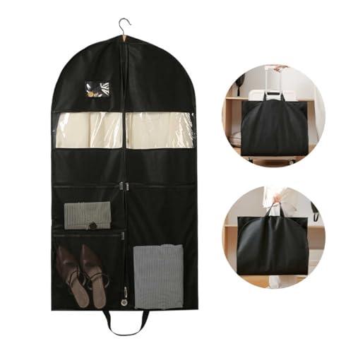 ガーメントバッグ スーツ収納 靴も入る ワイシャツケース スーツ 持ち運び バッグ スーツカバー ドレスカバー 収納 型崩れ防止 軽量 防塵 撥 | 