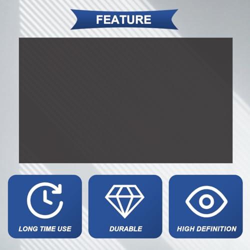 Xiatiaosann 偏光フィルムシート 2 パック (20x30cm/7.8x11.8 インチ) カットな裏面粘着式直線偏光フィルター スク |  | 02