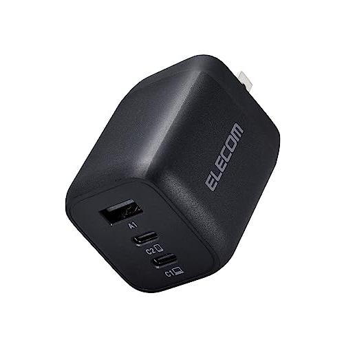 エレコム 充電器 65W USB PD対応 3ポート Type-C USB-A  iPhone 16 15 14 iPad Macbook Ai | 