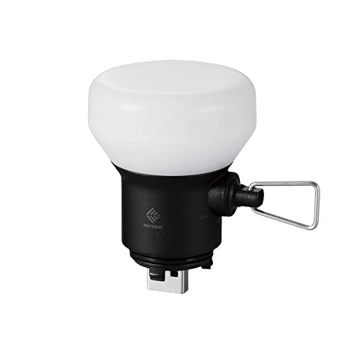 エレコム LEDランタン NESTOUT LAMP-1 専用ギア MAX300lm ブラック DE-NEST-GLP01BK | 