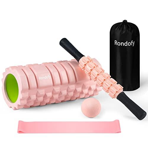 Rondofy フォームローラー 筋 膜 リリース 業界モデル500KG耐荷重 きんまくローラー 筋肉ほぐし セルライトローラー ストレッチ用品 | 