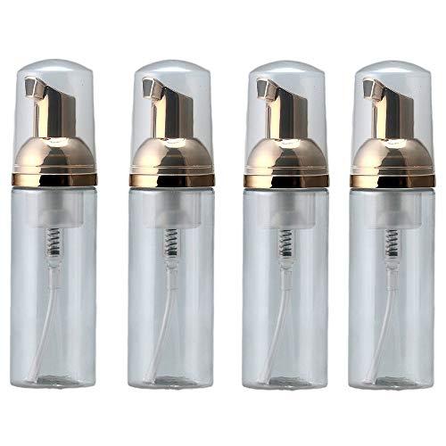 shopdp 4個セット 透明 泡ポンプボトル 泡 ソープ ポンプ ディスペンサー ボトル 50ml 詰め替え容器 (50ml-C) | 
