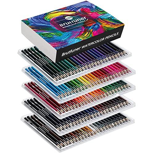 Roleness 色鉛筆 120色 水彩色鉛筆 子供と大人の塗り絵 色鉛筆セット
