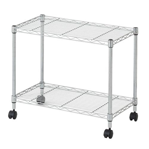 ドウシシャ メタルルミナスラック キャスター付き スチールラック幅60