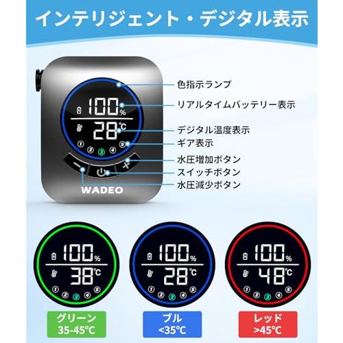 PAHTTO ポータブルシャワー 8000mAh2025年強化版&IPX8防水電動