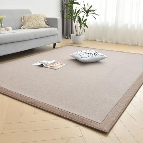 aicomri ラグ カーペット ラグマット 夏用 2畳 接触冷感 ラグ 厚手 13 mm 約180×180 cm 洗える 防水 滑り止め付 夏 | 