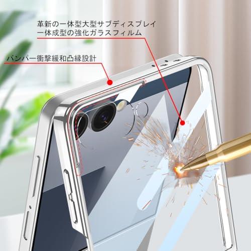 Galaxy Z Flip7 ケース クリア リング付き Samsung ギャラクシーz