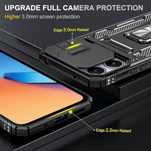 Taosan] Redmi 12 5G XIG03 ケース リング付き TPU+PC 二層構造 耐衝撃