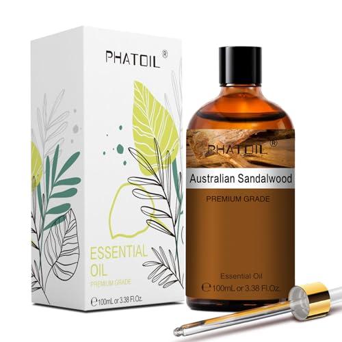 PHATOIL サンダルウッド アロマオイル 白檀 精油 エッセンシャルオイル 天然 100ml アロマ 加湿器・ディフューザー・アロマストーン | 