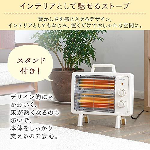 アイリスオーヤマ 電気ストーブ 速暖 転倒時電源OFF 400W/800W 2段階切替 遠赤外線ヒーター IEHD-800 アイボリー |  | 02