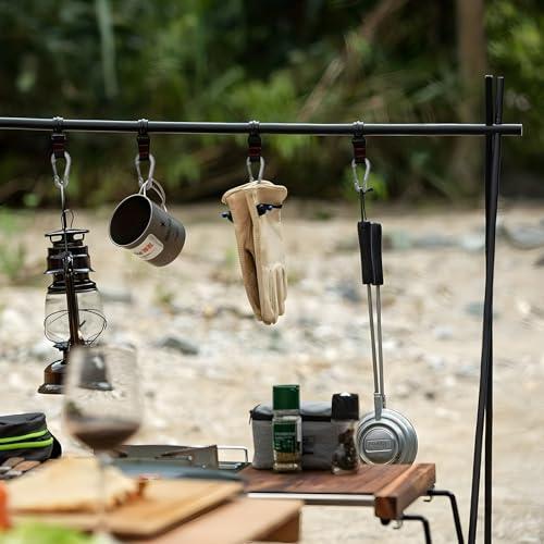 Pullther カラビナ 大型 錆びない カラビナ おしゃれ 超軽量 アルミ カラビナ アウトドア 鍵用カラビナ 7cm 高強度 10個 |  | 02