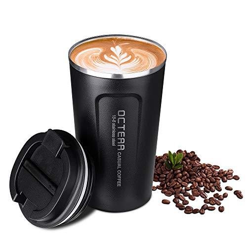 OCTERR マグカップ 保温 コーヒーカップ コンビニカップ 携帯マグ 保冷 タンブラー 真空断熱 ステンレス製 蓋付き 持ち運び 直接ドリッ | 