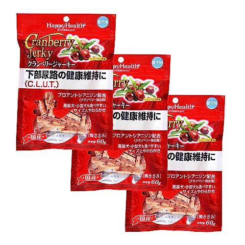 アース・ペット クランベリージャーキー 愛犬用 60グラム (x 3) (まとめ買い) | 