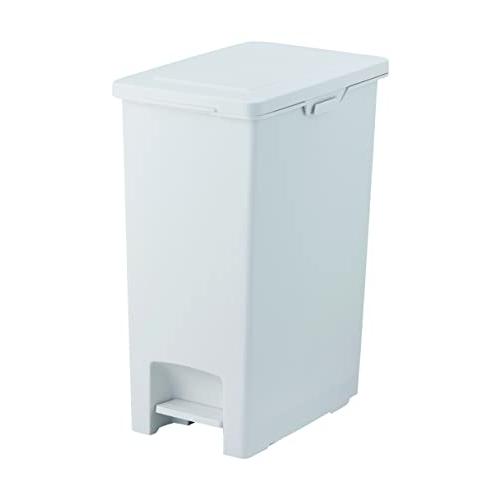 アスベル フタ付きゴミ箱 ECエバンペダル 軽いペダル 45L 白 衛生的 A6891 | 
