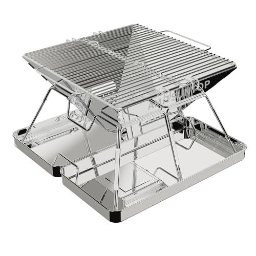 未使用フォールディング焚き火台 BBQコンロ コンパクト収納 AMITSUNTOP 焚き火台 バーベキュー コンロ 屋外での焚き火