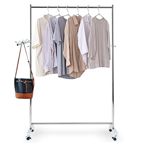 アイリスプラザ(IRIS PLAZA) ハンガーラック シングル 耐荷重80kg シルバー CW3001-95 パイプハンガー | 