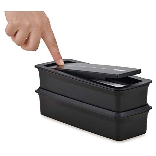サーモス 弁当箱 2段 フレッシュランチボックス 980ml ブラック DJS-980W BK |  | 02