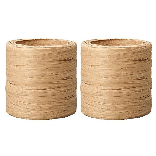 アイメディア 紙ひも 紙紐 長さ50m 2個入 痛くなりにくい リサイクル 荷造り 梱包 ひも 古紙100% 手が痛くなりにくい平らな紙ひも | 