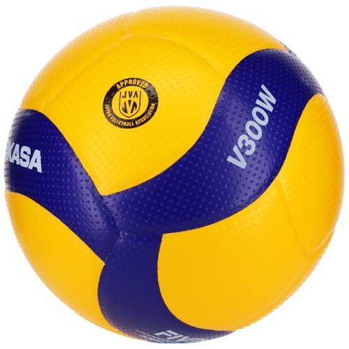 ミカサ(MIKASA) バレーボール 5号 国際公認球 検定球 一般・大学・高校 イエロー/ブルー V300W 推奨内圧0.3(kgf/?) | 