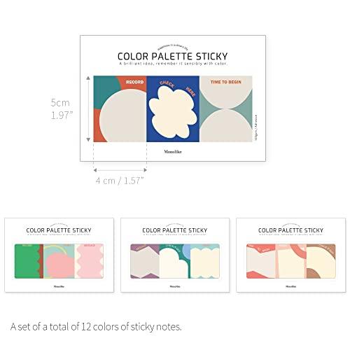 モノライク カラーパレットスチーキ オブジェ 300 A Color palette Sticky Objet セット 4p - デザイン1個あ |  | 01