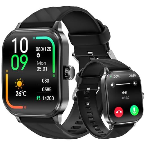 スマートウォッチ2024年新登場 2.1インチ超大画面 通話機能付き マナーモード設定 スポーツウォッチ LINE着信通知 iphone対応 ア | 
