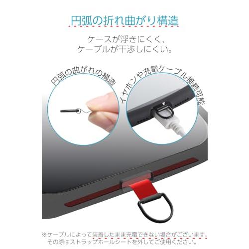 エレコム ストラップホルダー ステンレス 浮きにくい折れ曲がり設計 軽量 1口タイプ ブラック PWSTHD1SSBK |  | 02