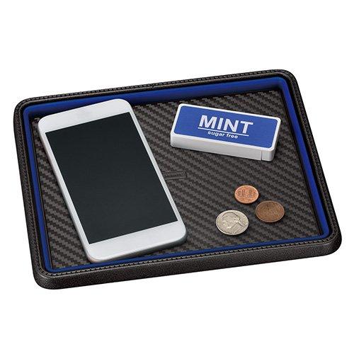 カーメイト(CARMATE) 車用 すべり止め ノンスリップパッド トレーL 168mm×200mm カーボン調ブルー DZ471 |  | 01