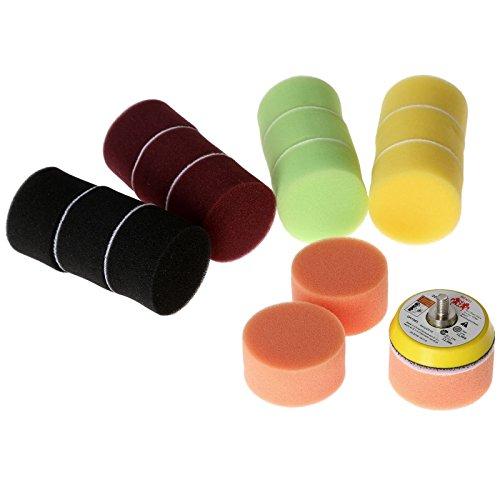 Dophee 研磨パッドセット ポリッシャースポンジ ポリッシャー バフ スポンジパッド カー研磨用 バフ 研磨 マジックスポンジ 多色 50m |  | 02