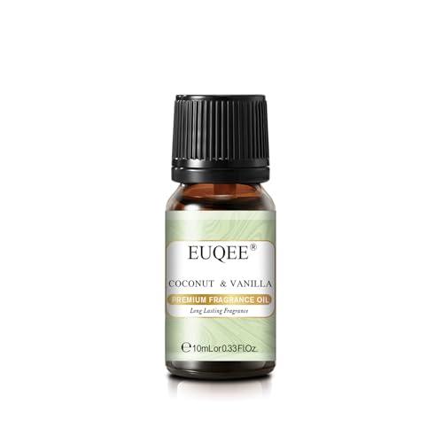 EUQEE アロマオイル ココナッツ＆バニラ 10ml エッセンシャルオイル