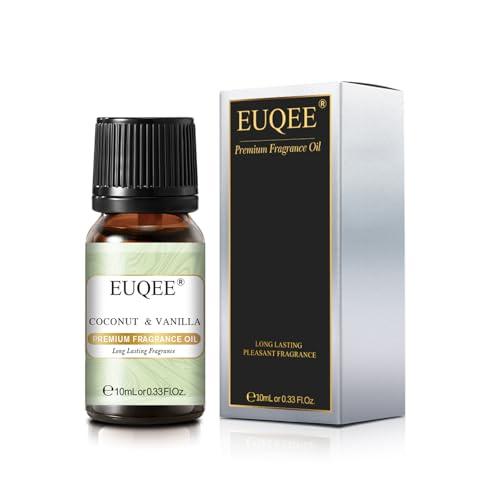 EUQEE アロマオイル ココナッツ＆バニラ 10ml エッセンシャルオイル